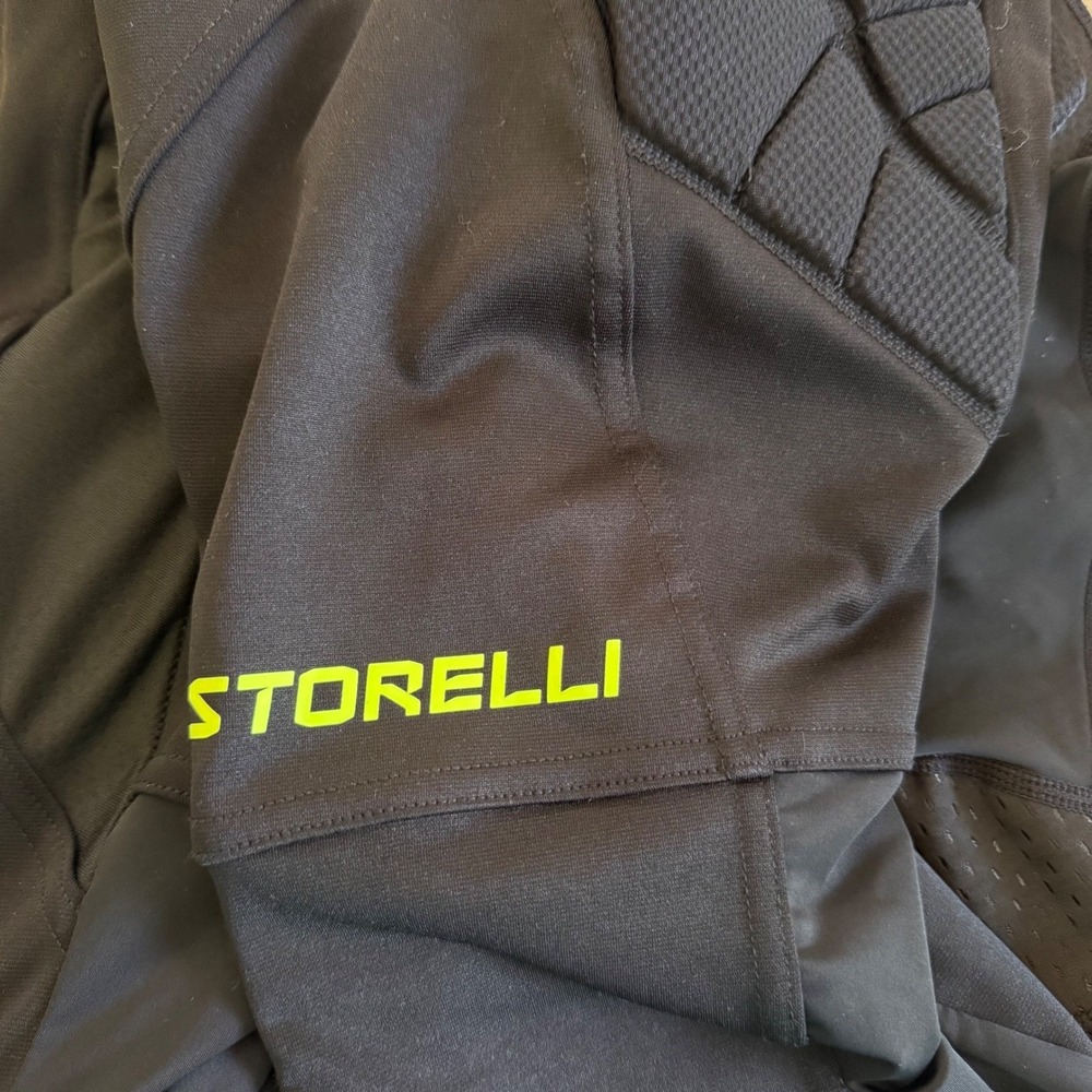 Storelli Exoshield Goalkeeper Training Pants Mens Small Black Padded Soccer - Picture 9 of 11